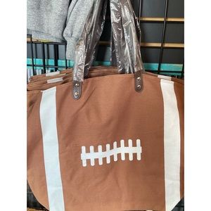 Football canvas bag ~ NWT